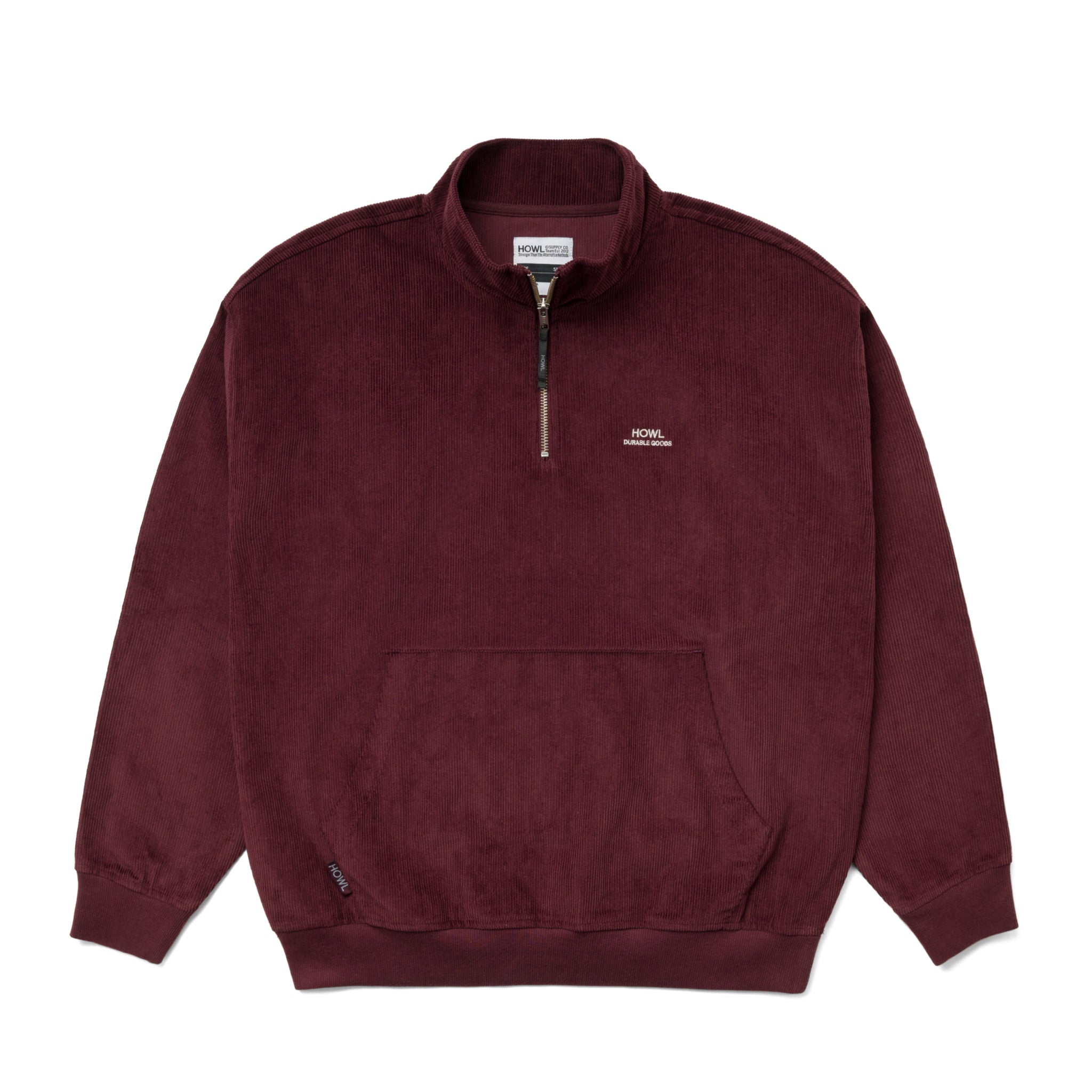 CORDUROY HALF ZIP