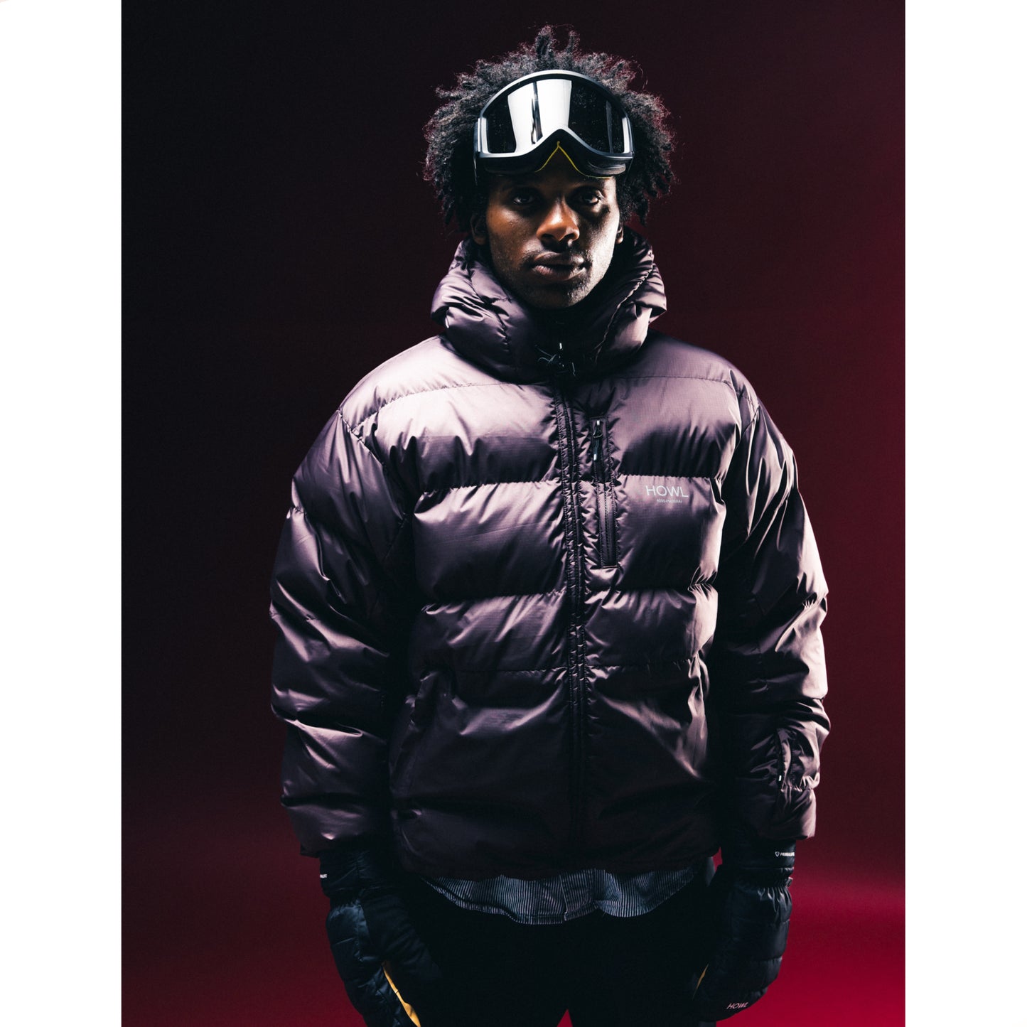 PUFFY JACKET (RAISIN)