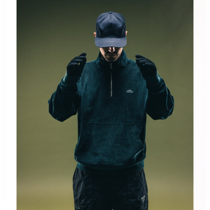 CORDUROY HALF ZIP