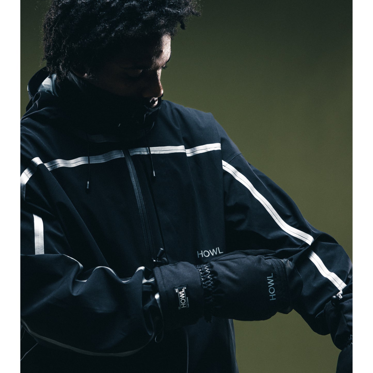 TAPED JACKET (BLACK)
