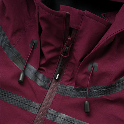 TAPED JACKET (BURGANDY)