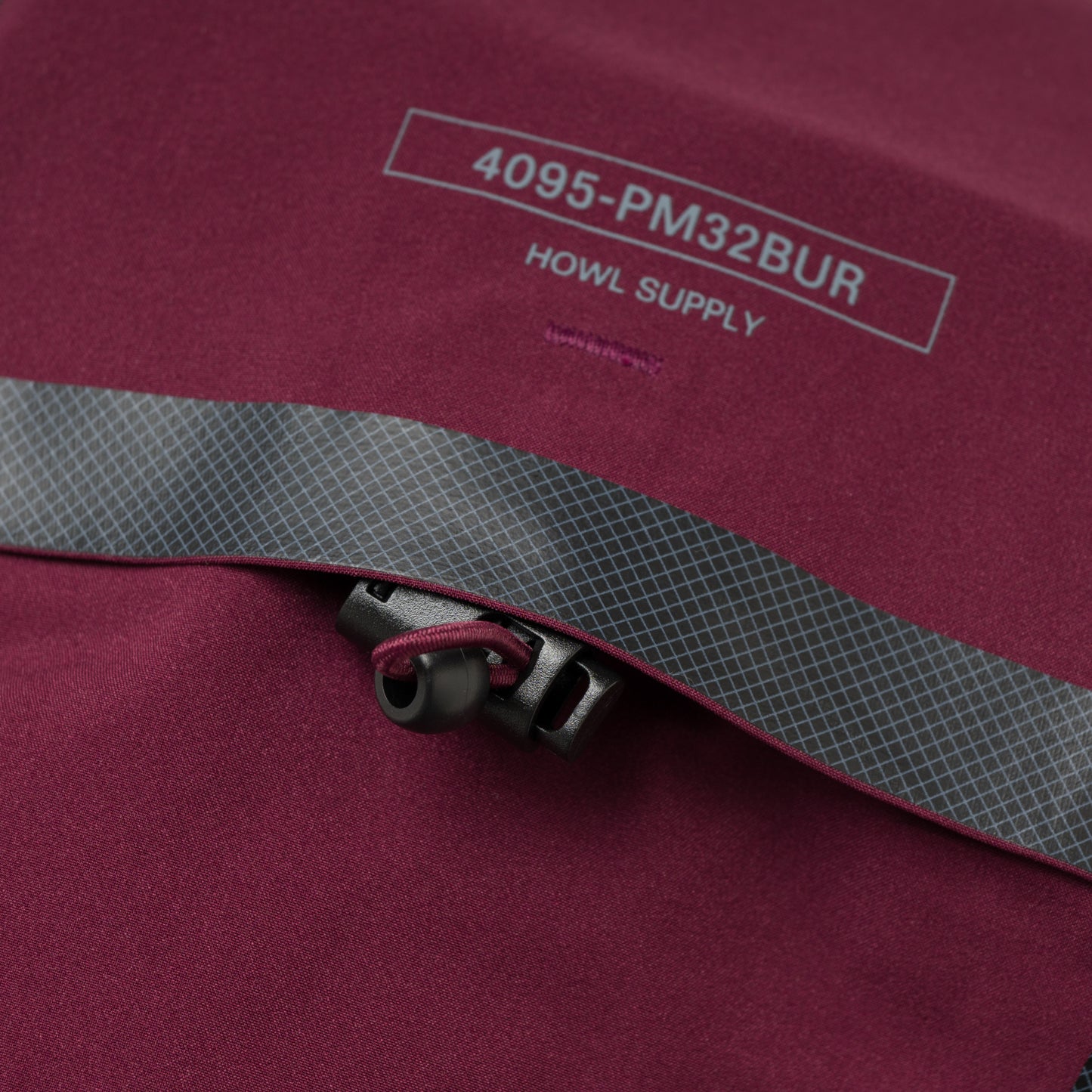 TAPED JACKET (BURGANDY)